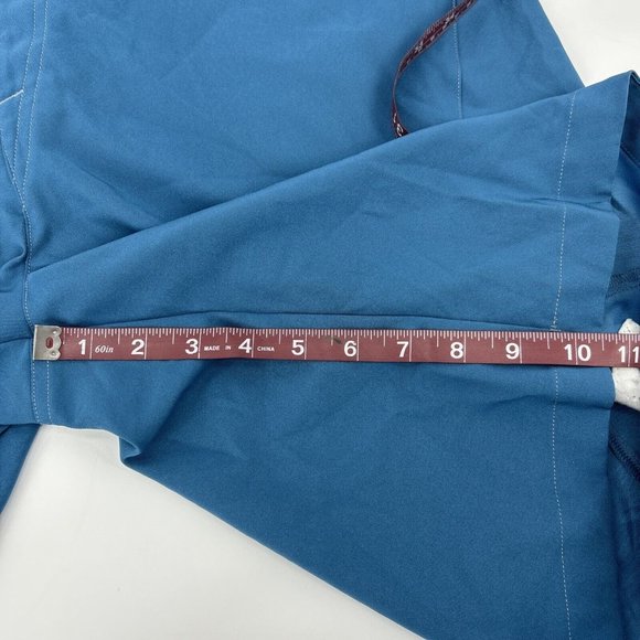 Under Armour Boardshorts Men's 36 Blue‎ Swim Zipper Pocket Logo - Picture 12 of 13